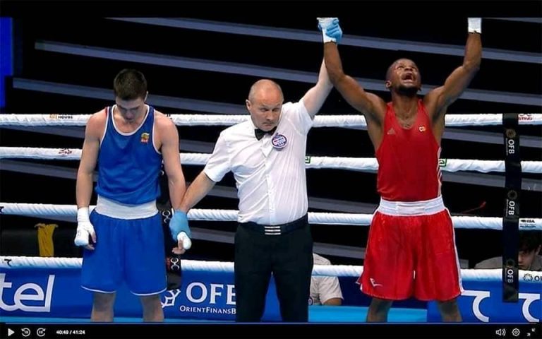 Boxe : Fiston Mbaya, le 1er Congolais en 8èmes de finale d’une compétition internationale