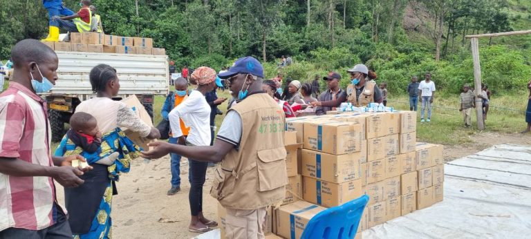 Drame de Kalehe : Le PAM apporte de l&rsquo;aide alimentaire aux sinistrés