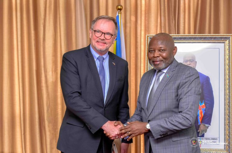 Coopération RDC-Norvège : Vital Kamerhe reçoit l&rsquo;Ambassadeur Jon-Åge øyslebø