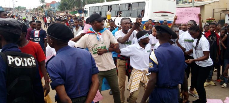 RDC-Tshikapa : La marche de la LUCHA réprimée par la police