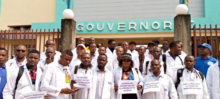 Insécurité à Tshikapa : Les médecins sollicitent l&rsquo;implication des autorités pour leur sécurisation