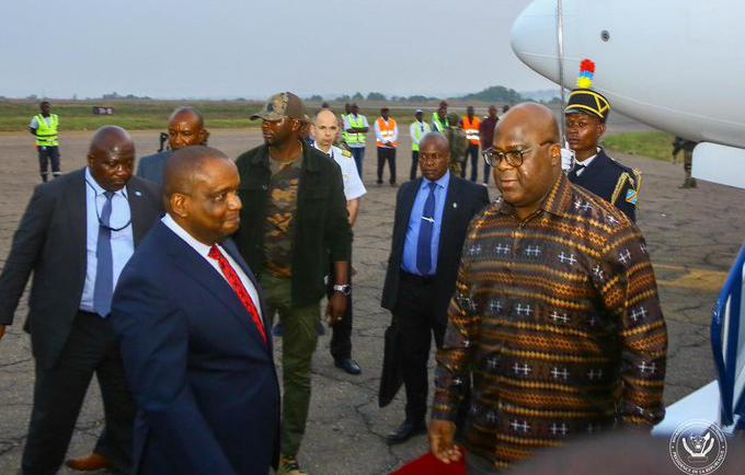 RDC : Après l&rsquo;étape de Kananga, Félix Tshisekedi atterri à MbujiMayi
