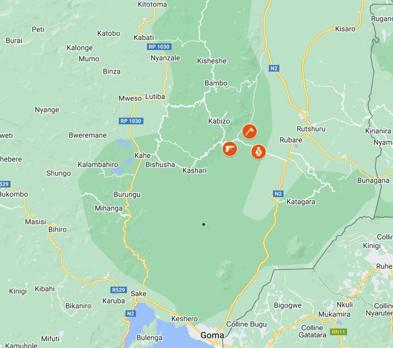 Rutshuru : Au moins 8 civils tués ce mercredi par le M23 à Rushege