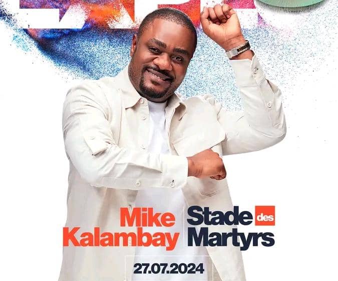 Gospel : L&rsquo;artiste musicien Mike Kalambay affronte le Stade des Martyrs en juillet 2024