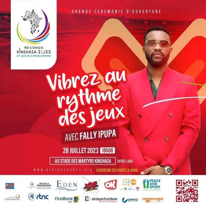 RDC : Fally Ipupa et Bill Clinton retenus pour la cérémonie d&rsquo;ouverture des IXèmes Jeux de la Francophonie