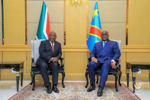 RDC : Visite officielle du président Sud africain Cyril Ramaphosa