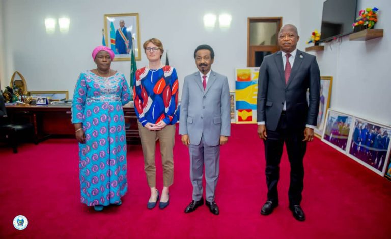 RDC-Royaume-Uni: Christophe  Mboso et Alyson King Obe d&rsquo;accord sur la nécessité de tisser des relations interparlementaires solides