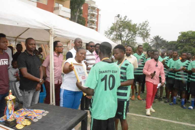 Final du tournoi de football inter orphelinat 1ere édition « charity cup » initiative de Marceline M&rsquo;vita