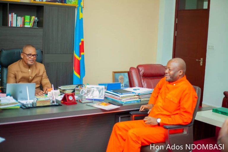 Cas récurrents d&rsquo;incendies en RDC : Ados Ndombasi propose à Peter Kazadi la réglementation des sapeurs pompiers