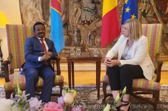 RDC-Belgique : Christophe Mboso sollicite le soutien de Tillieux Éliane à la tenue d&rsquo;élections de décembre prochain