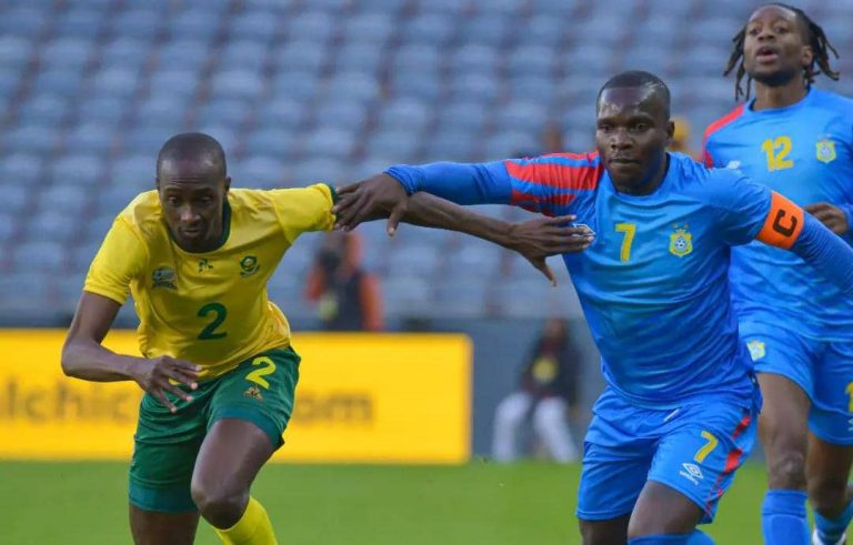 Football – Match amical : Les Léopards congolais tombent face aux Bafana Bafana d&rsquo;Afrique du Sud (0-1)