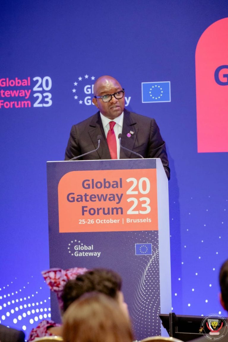 Forum Global Gateway 2023 à Bruxelles: Sama Lukonde présente la RDC comme la meilleure destination pour les investisseurs