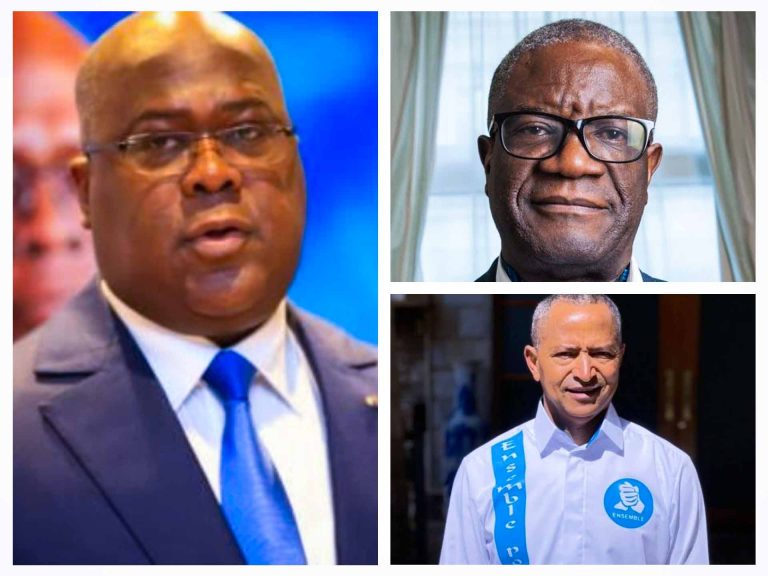 Tshisekedi-Mukwege-Katumbi : La guerre verbale des candidats présidents en RDC
