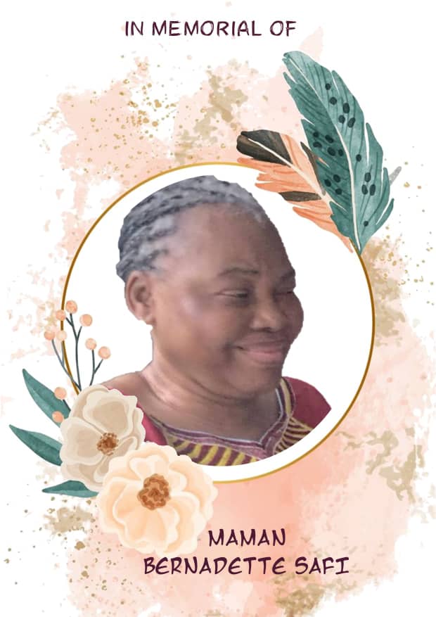 In memoriam: la famille Teza Olea bin Solo rend public le programme des obsèques de la veuve Safi Bernadette