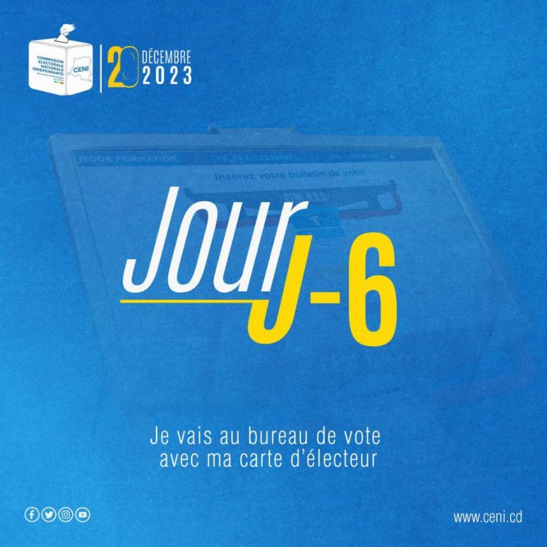 Élections en RDC: Un membre du bureau de la CENI confirme la tenue des scrutins