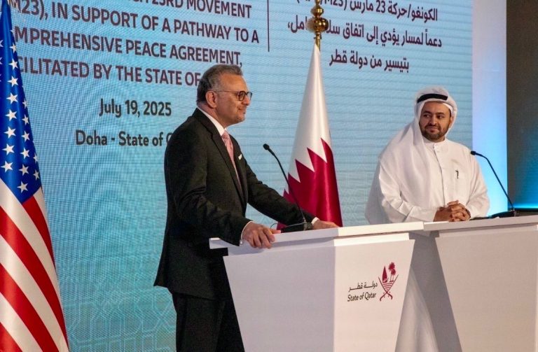 Doha : Massad Boulos appuie la Déclaration de principes entre la RDC et le M23