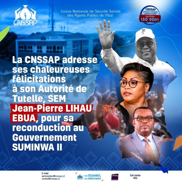 Jean-Pierre Lihau reconduit pour la quatrième fois : La CNSSAP salue une continuité porteuse de réformes