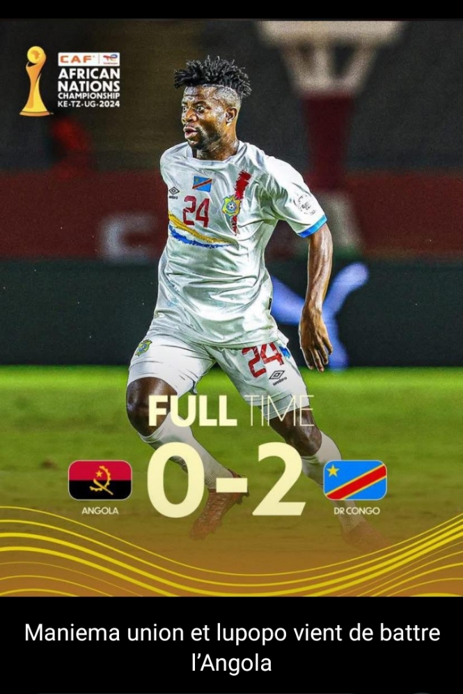 CHAN 2024 : La RDC s’impose 2-0 face à l’Angola et relance sa course