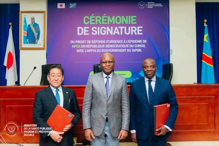 Mpox en RDC : Roger Kamba lance le projet de réponse d’urgence avec l’appui du Japon et de l’UNICEF