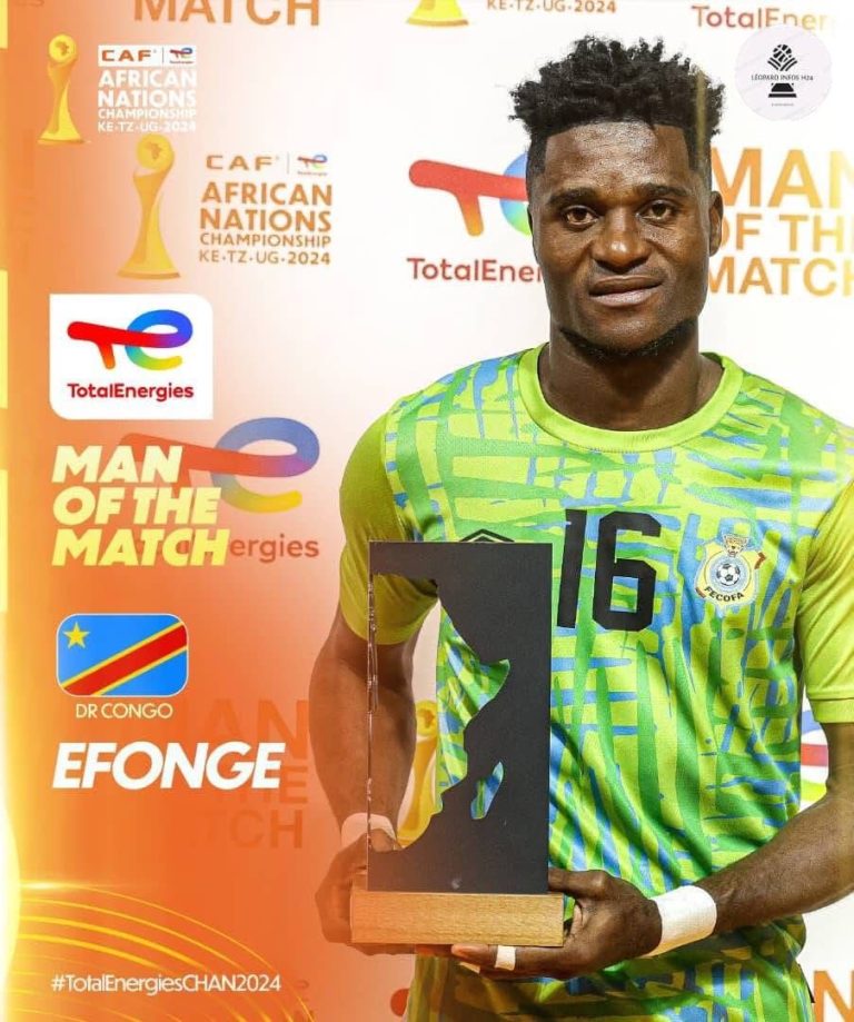 CHAN 2025 : Brudel Efonge, rempart décisif des Léopards A’