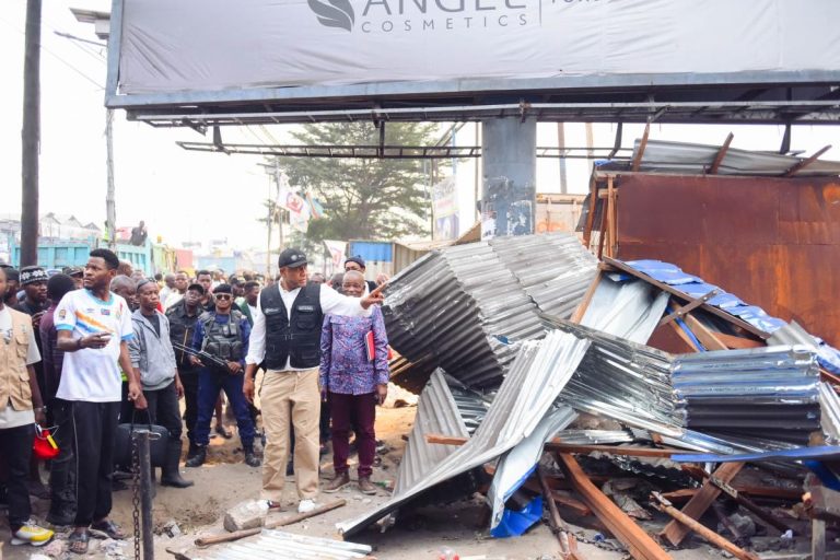 Kinshasa : Les abords du marché de la Liberté libérés des installations anarchiques