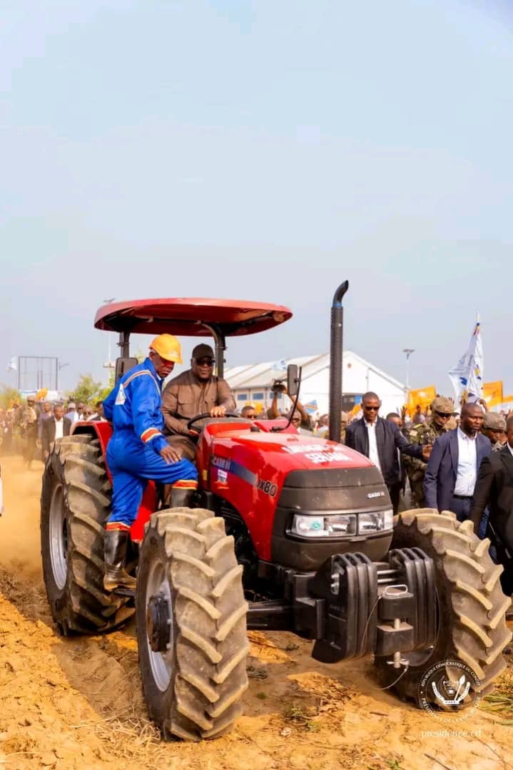 RDC : Félix Tshisekedi lance la campagne agricole 2025-2026 à Menkao