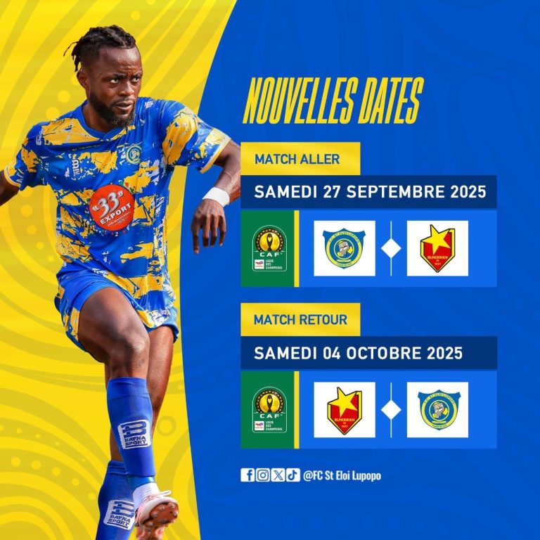 Lupopo–Al Merreikh : La CAF dévoile les nouvelles dates du duel continental