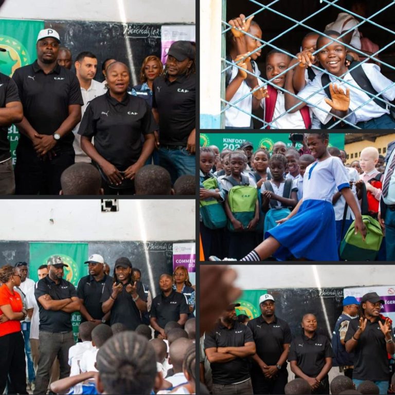 KinFoot 2025 : La CAF met l’éducation et la santé au cœur du football à Kinshasa
