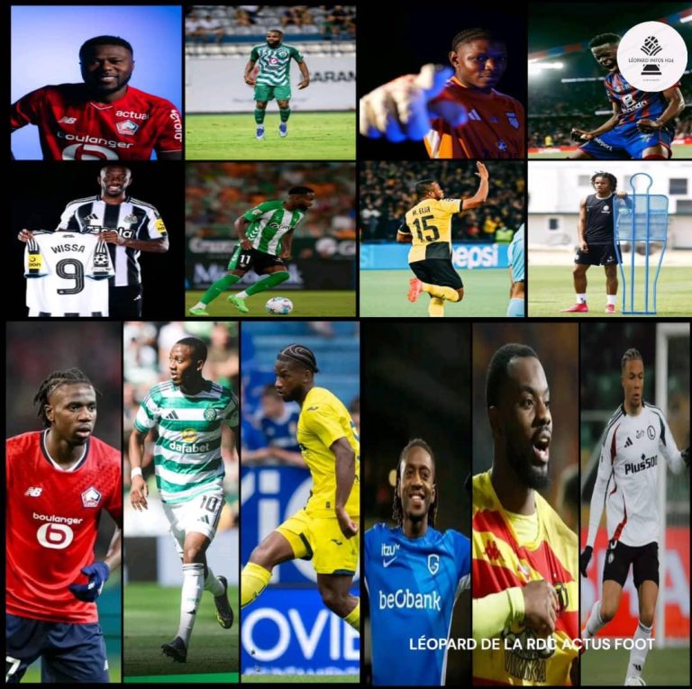 UEFA 2025 : 14 Léopards congolais engagés dans les compétitions européennes
