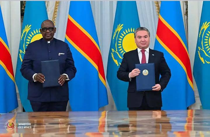 RDC et Kazakhstan signent un mémorandum pour renforcer la coopération minière