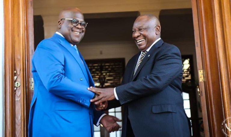 RDC–Afrique du Sud : Félix Tshisekedi en visite de quelques heures à Pretoria