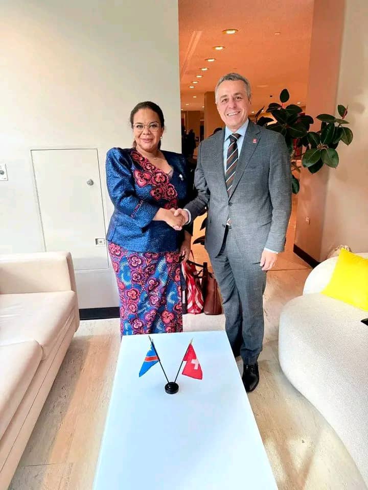 Assemblée générale de l’ONU : la RDC échange avec la Suisse sur la paix et la diplomatie