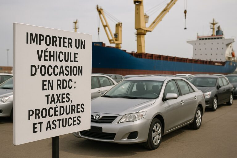 RDC : Le gouvernement réforme l&rsquo;importation des véhicules d&rsquo;occasion pour renforcer la sécurité routière