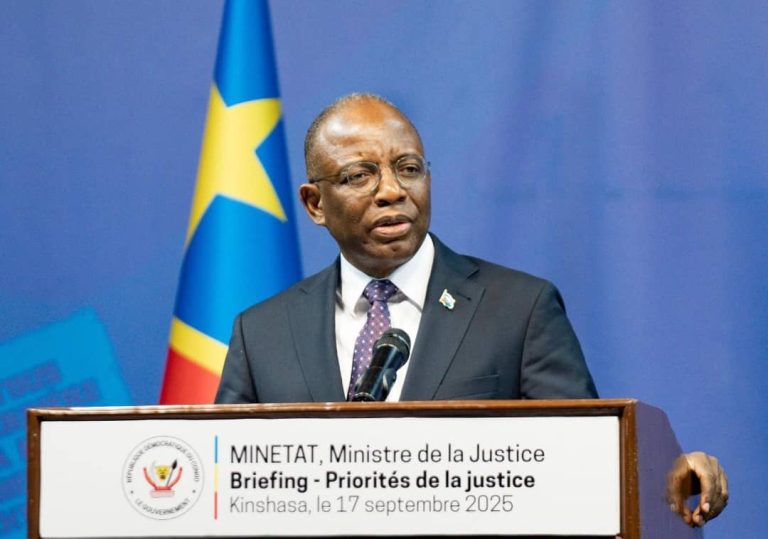 RDC : Le ministre de la Justice se félicite de la libération provisoire de Jacky Ndala