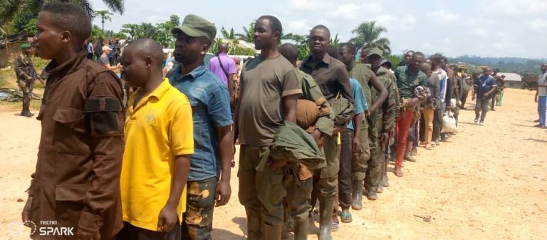 Nord-Kivu : L’armée congolaise accueille une trentaine d’ex-rebelles du M23