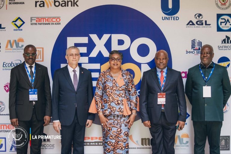 RDC : Judith Suminwa lance la 10ᵉ édition d’ExpoBéton et appelle à rebâtir le pays sur les ruines des conflits