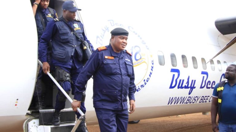 Nord-Kivu : L’inspecteur général de la Police en mission de contrôle à Beni