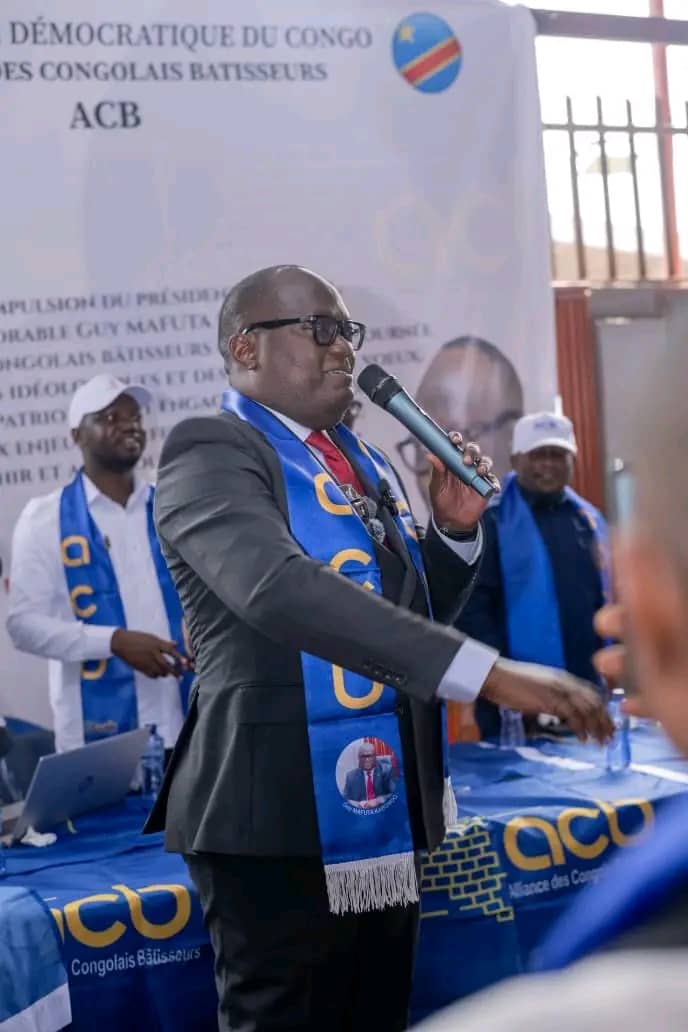 RDC : l’ACB de Guy Mafuta Kabongo réaffirme son soutien à Félix Tshisekedi et plaide pour la paix