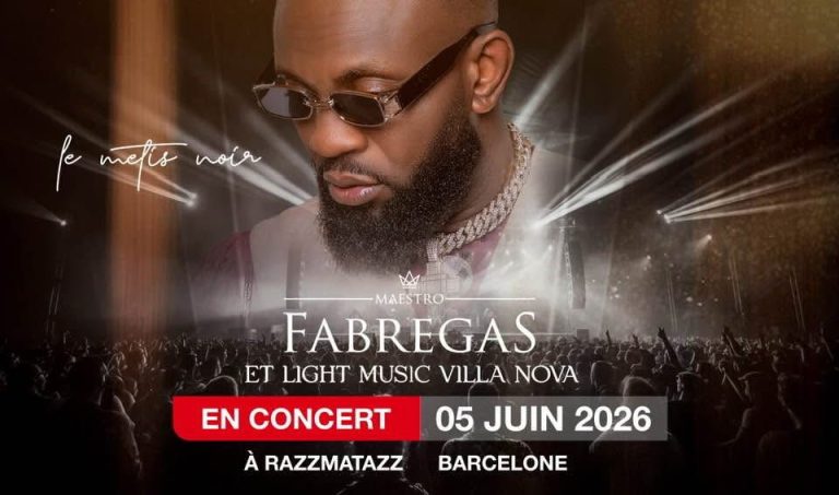Barcelone : Maestro Fabregas en concert le 5 juin 2026 à la salle Razzmatazz
