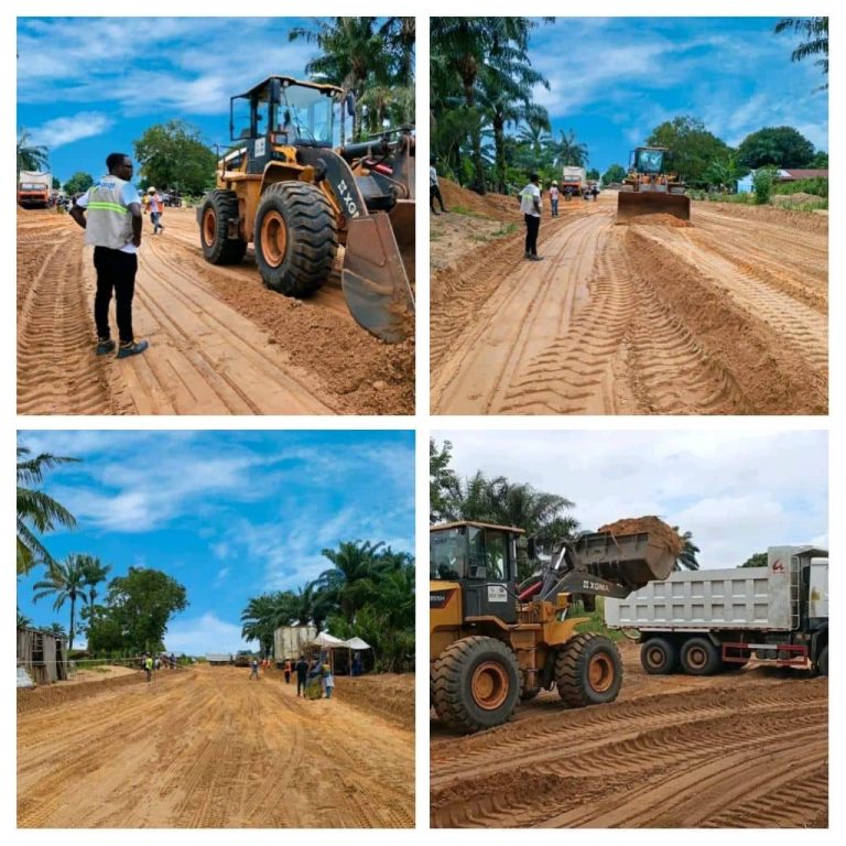 Kwilu : démarrage des travaux de la RN18 sur l’axe Petit-Kasaï-Bulungu-Vanga