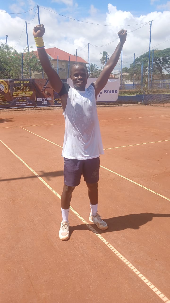 Tennis : Christian Saidi conserve son titre de champion national en battant Guelord Kayombo