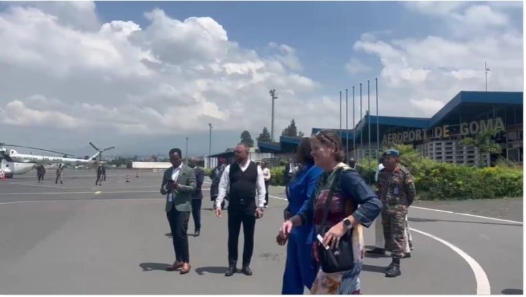 Goma : La cheffe de la MONUSCO arrive après plus d’un an de suspension des vols