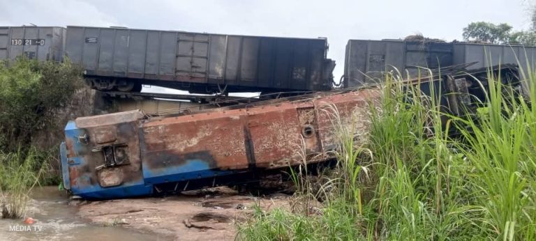 Tanganyika : Un déraillement d’un train de la SNCC fait plus de six (6) morts