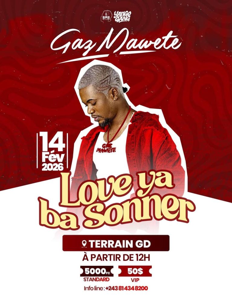 Saint-Valentin en musique : Gaz Mawete promet une soirée d’exception à Lemba