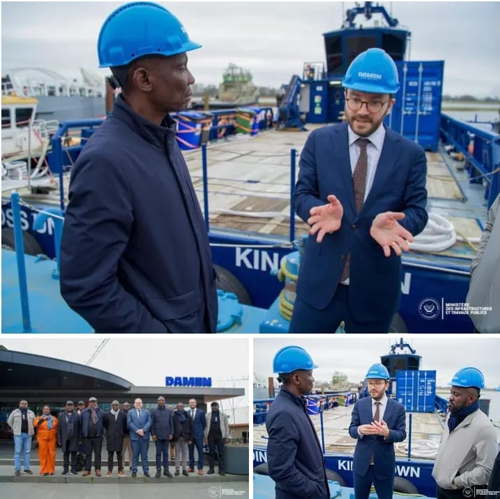 RDC : John Banza et l&rsquo;entreprise Damen échangent sur le projet du bac de Luozi au Kongo Central