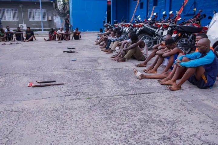 Kinshasa : 21 présumés bandits armés présentés par la Police nationale congolaise
