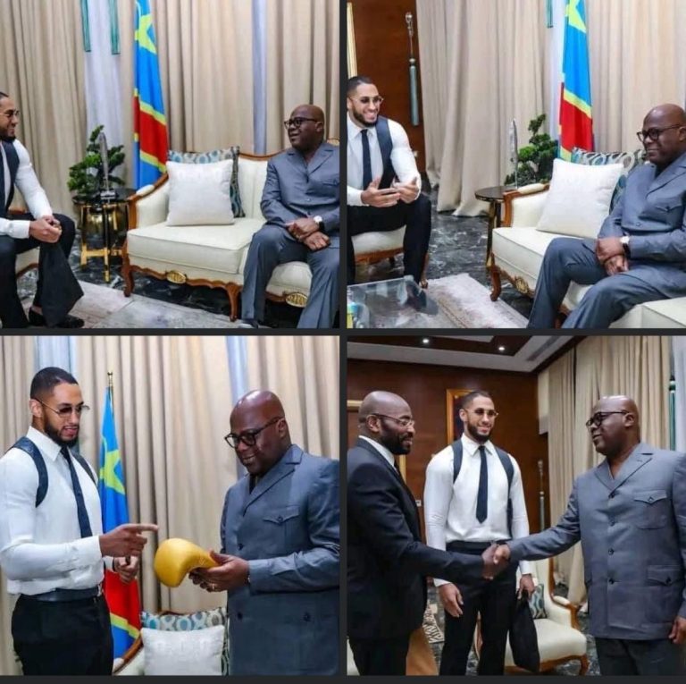 RDC : Félix Tshisekedi reçoit Tony Yoka pour promouvoir la boxe et préparer un combat à Kinshasa