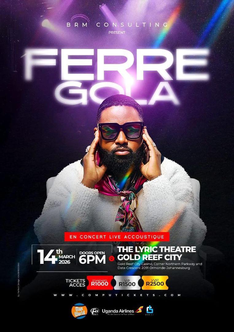 Johannesburg : coup dur pour les fans, le concert de Ferré Gola reporté sans nouvelle date !