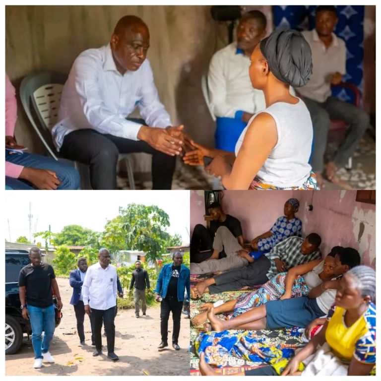 N’selé en deuil : Martin Fayulu au chevet de la famille d’Allegria, victime de l’insécurité à Kinshasa