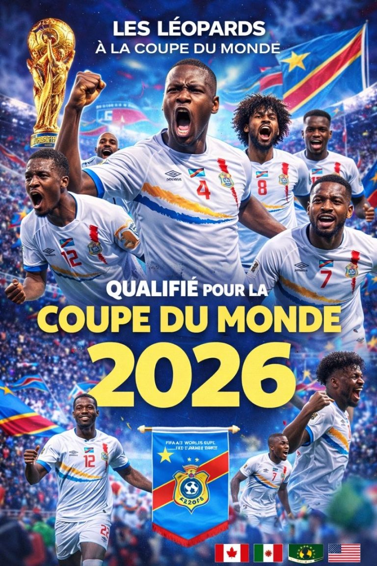 Mondial 2026 : La RDC brise 52 ans de silence et envoie l’Afrique au sommet avec une 10e qualification !